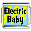 Gold Plated Music Theme Electric  Baby  Photo Italian Charm  ... 