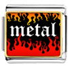Gold Plated  Music  Theme Metal Hit Photo Italian Charm  ... 