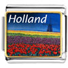  Gold  Plated Travel Holland Photo Italian  Charm   Bracelets   ... 