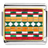 Gold Plated Artwork  Exotic  Tile  Photo  Italian Charm Bracelets  ... 