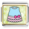 Gold Plated Hobbies Doll Dress Photo Italian Charm Bracelets