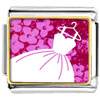 Gold  Plated Hobbies Dress Photo Italian  Charm   Bracelets   ... 