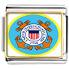 Gold Plated Character Coast Guard Photo Italian Charm Bracelets