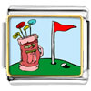 Cartoon Clubs Bag Photo Italian Charm
