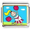 Cheering Cheer Leader  Photo  Italian  Charm 