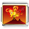 Volcanic Explosion Photo Italian Charm