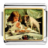 Girl And Puppy Photo Italian Charm