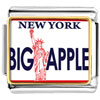 Statue Of Liberty Pattern Italian Charm Photo Italian Charm