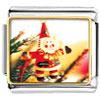  Santa   Claus  Ornament Photo Italian Charm