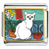 Happy New Year And White Cat Photo Italian Charm