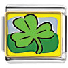 St Patrick's Day Green Lucky Clover Photo Italian Charm