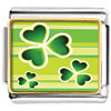 St Patrick's Day Green Clover Flying Photo Italian Charm