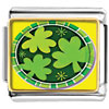 St Patrick's Day Green Clover Photo Italian Charm