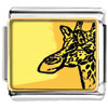  Italian Charms - Single Head Of Giraffe Photo Italian Charm