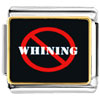 No Whining Sign Photo Italian Charm