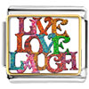 Colored Artistic Live Love Laugh Photo Photo Italian Charm