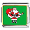  Santa   Claus  Gift Sack Photo Italian Charm