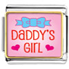 Pink Daddy's Girl Photo Italian Charm