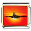 Sunset Airplane Photo Italian Charm