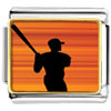 Baseball Player Silhouette Photo Italian Charm
