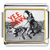 Yee Haw Cowboy Photo Italian Charm