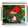 Santa Wreath Photo Italian Charm