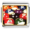 Pool Ball Set Photo Italian Charm
