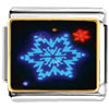 Neon Snow Flakes Photo Italian Charm