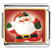 Merry Santa Photo Italian Charm