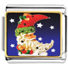Santa Crescent Photo Italian Charm