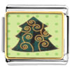 Gold Swirl  Christmas  Tree Photo Italian Charm