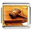 Judge's Tool Gavel Photo Italian Charm