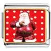 Quiet Santa Photo Italian Charm