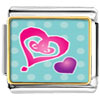 Painted Hearts  Photo  Italian  Charm 