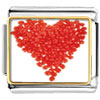 Red Hots Heart Photo Italian Charm