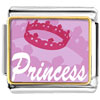 Pink Princess Tiara Photo Italian Charm