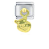 Pooh Gold Face Licensed Italian Charm