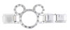 Rhinestone Mickey Mouse Cut Out Id Tag Licensed Italian Charm
