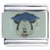 Mickey Graduation Licensed Italian Charm