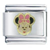 Gold Plated Minnie Licensed Italian Charm