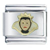 Gold Queen Snow White Licensed Italian Charm