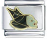 Gold Maleficent Licensed Italian Charm