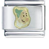 Gold Dwarf Bashful Licensed Italian Charm
