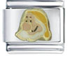 Gold Dwarf Sneezy Licensed Italian Charm