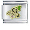 Gold Goofy Head Licensed Italian Charm