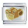Gold Simba Licensed Italian Charm