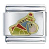  Gold  Winter Eeyore Licensed Italian Charm