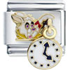 Gold White Rabbit Licensed Italian Charm