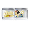 Snow White And Dopey Licensed Italian Charm