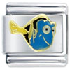 Gold Nemo Dory Licensed Italian Charm